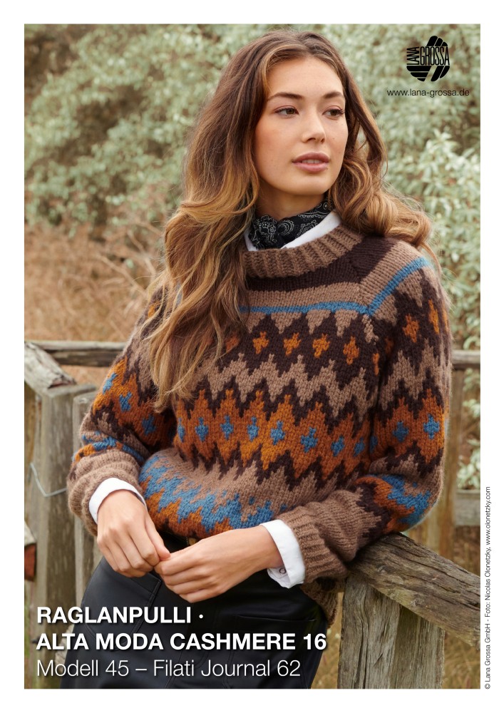 Raglanpullover im Jacquardmuster