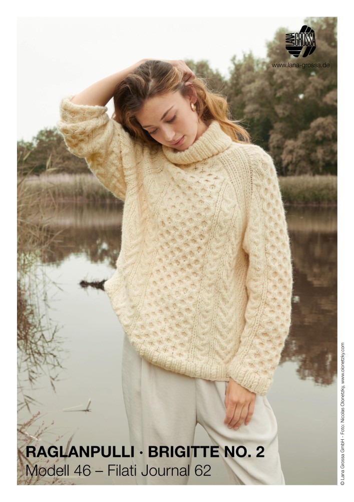 Raglanpullover aus Lana Grossa Brigitte No. 2