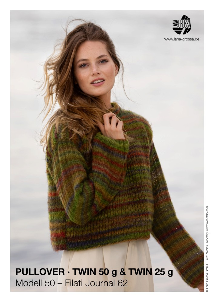 Pullover Modell 50 aus Filati Journal 62