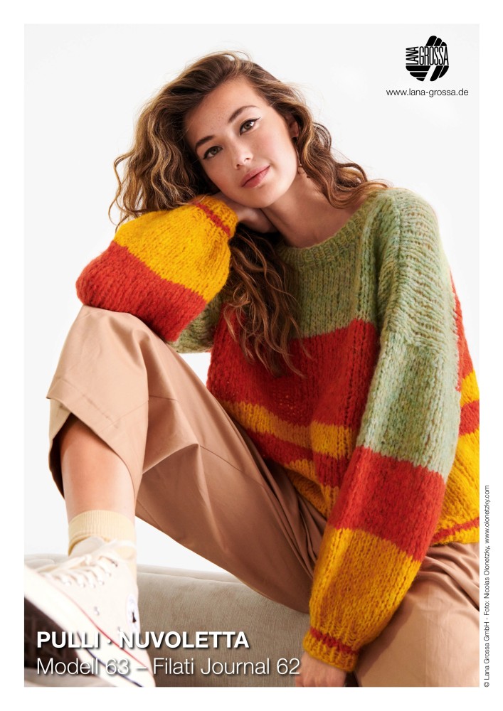 Pullover Nuvoletta mit Blockstreifen