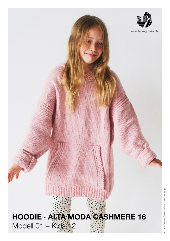 Hoodie Kids 12 aus Alta Moda Cashmere 16