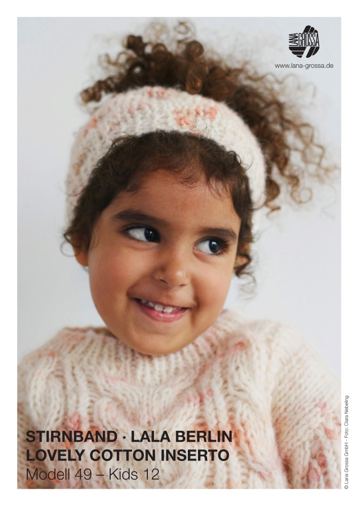 Stirnband Lala Berlin Lovely Cotton Inserto Kids 12