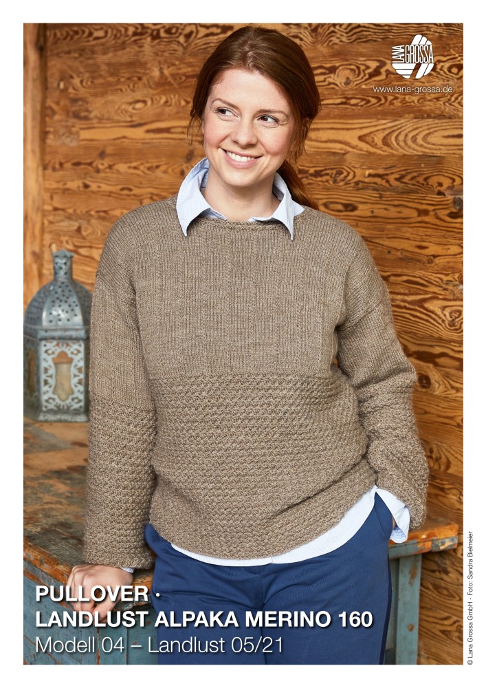 Pullover aus Landlust Alpaka Merino 160