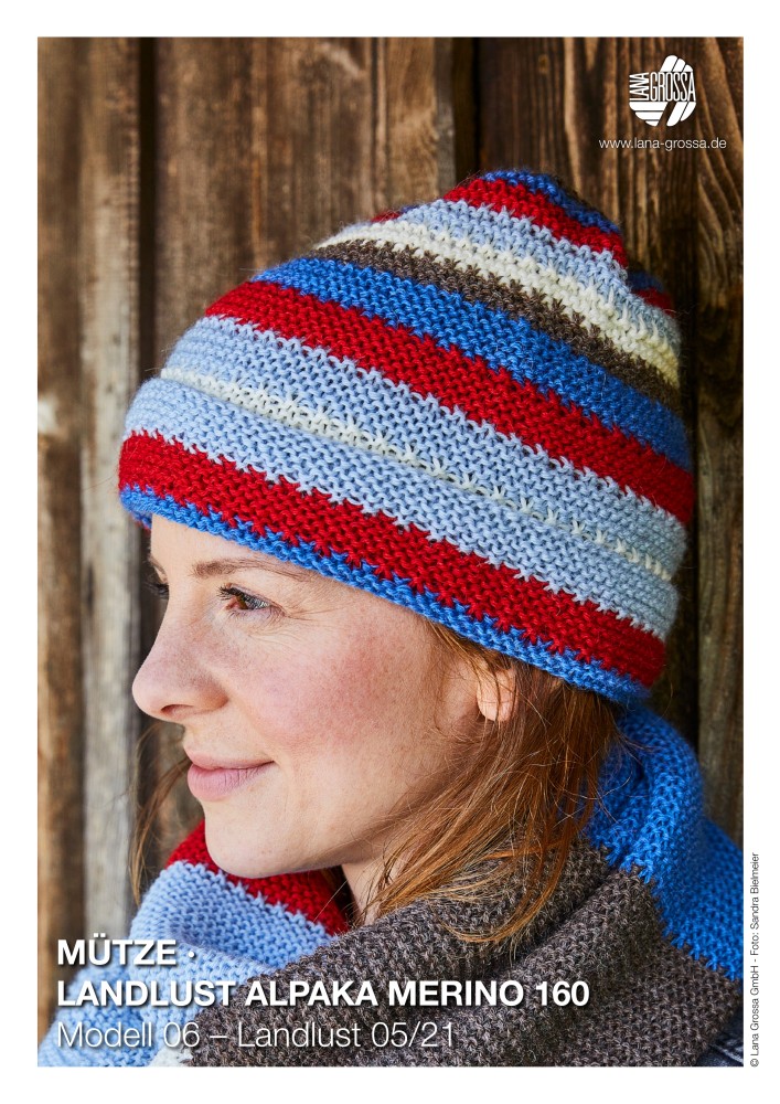 Mütze Landlust Alpaka Merino 160