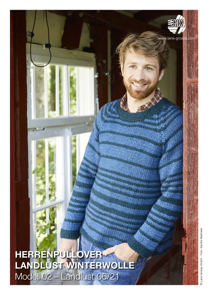 Herrnpullover Landlust Winterwolle Modell 02