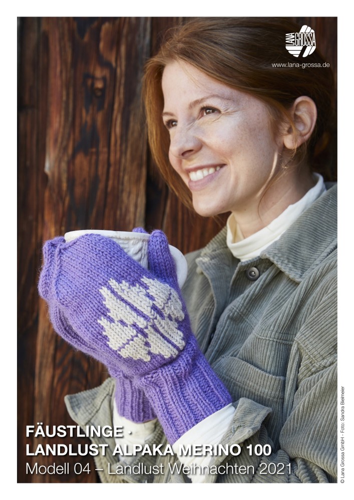 Fäustlinge Landlust Alpaka Merino 100