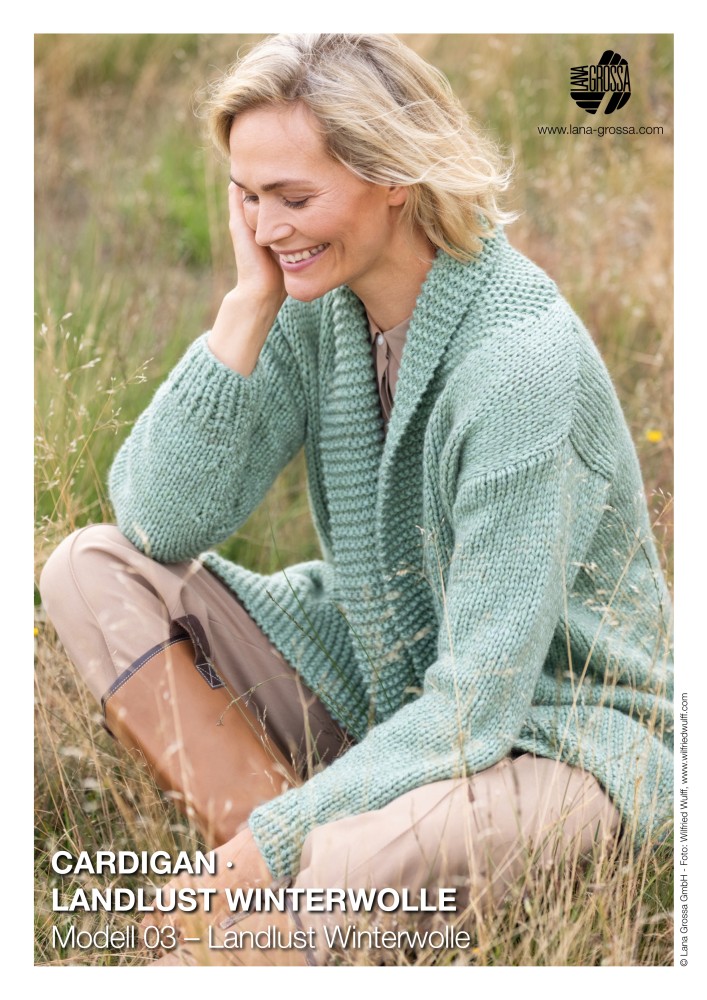 Cardigan Landlust Winterwolle