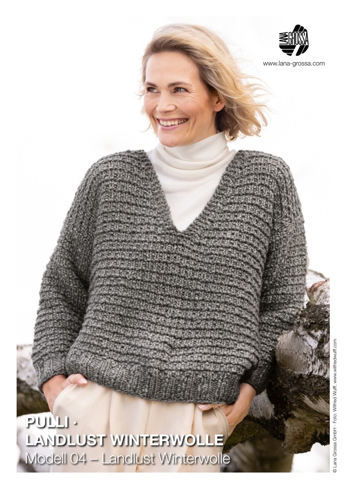 Pullover Landlust Winterwolle Modell 04