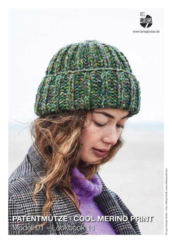 Patentmütze Cool Merino Print
