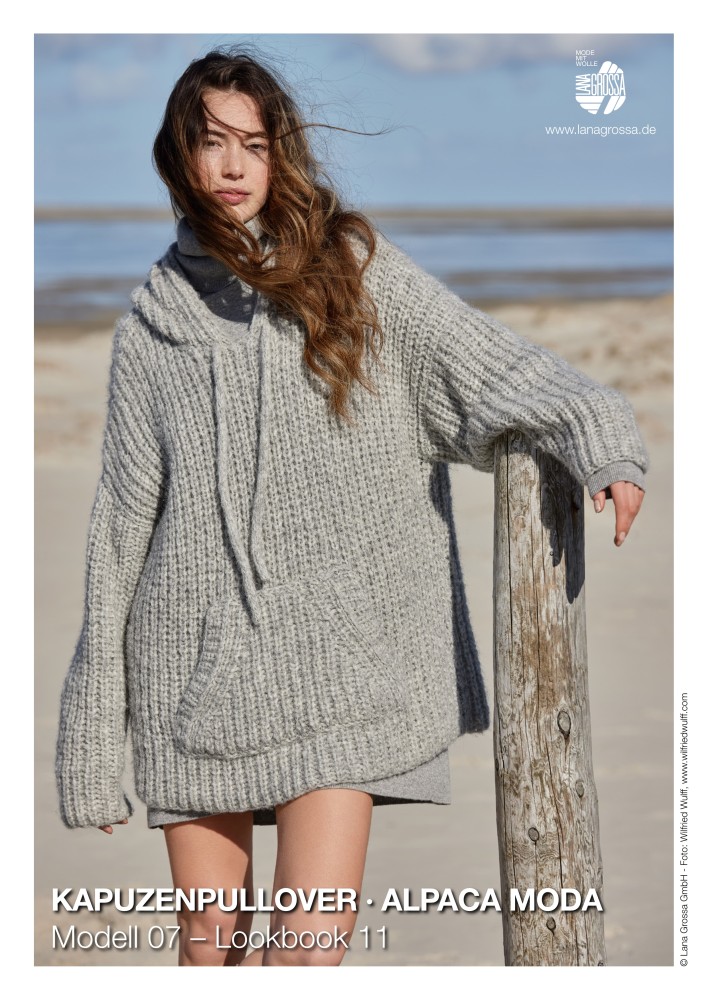 Kapuzensweater Alpaca Moda