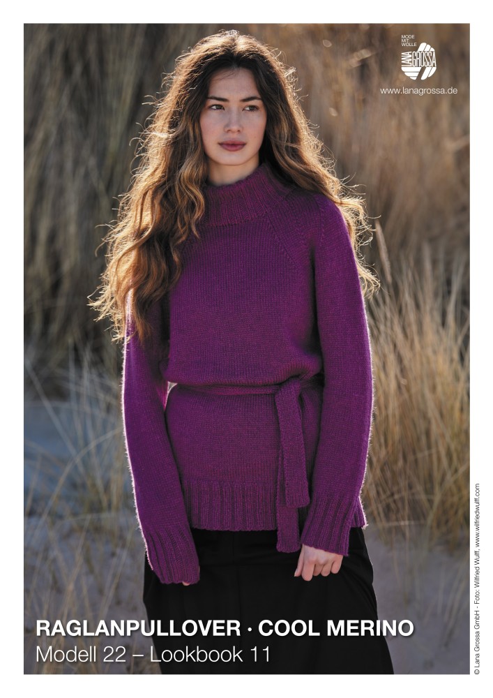 Raglanpullover Cool Merino Modell 22
