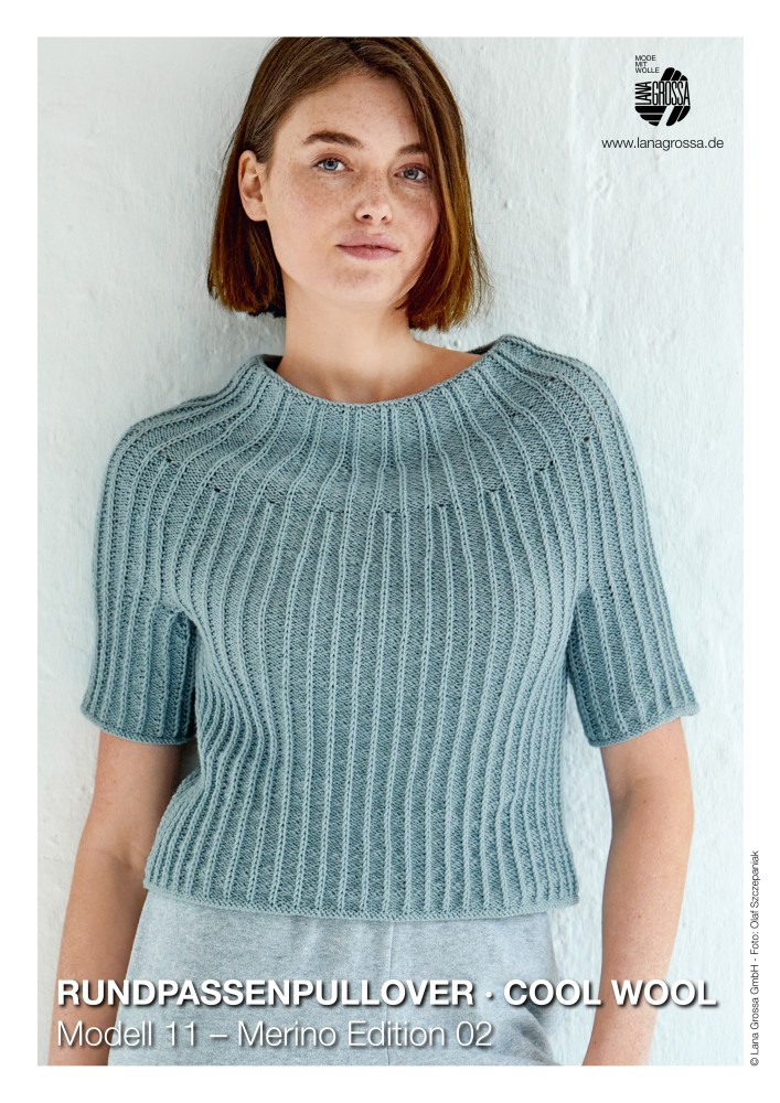 Rundpassenpullover aus Cool Wool Merino Edition