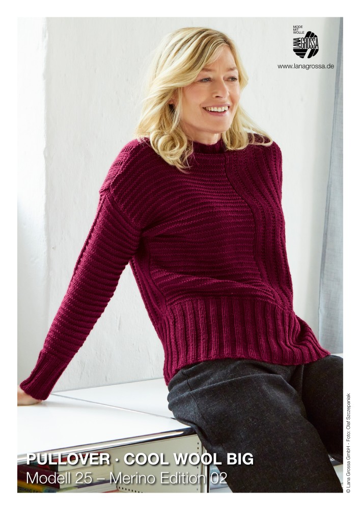 Pullover Cool Wool Big Modell 25 – Merino Edition 02