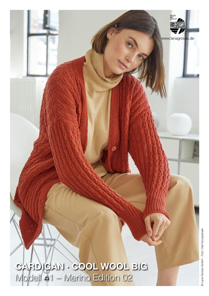 Cardigan Cool Wool Big