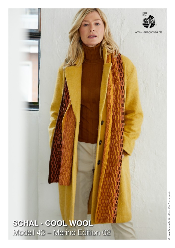 Schal Cool Wool Modell 43 – Merino Edition 02