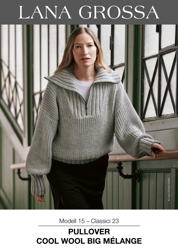 Pullover Modell 15 – Classici 23 in Cool Wool Big Mélange