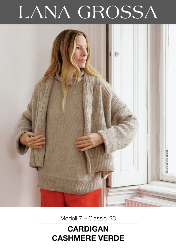 Cardigan Cashmere Verde