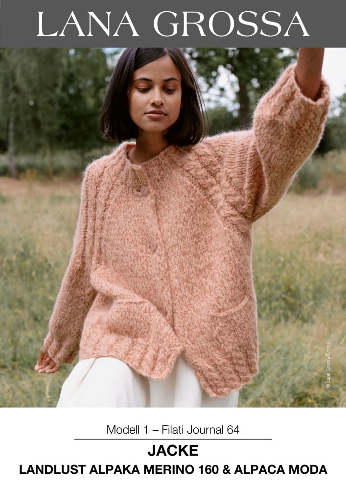 Jacke Landlust Alpaka Merino 160 & Alpaca Moda