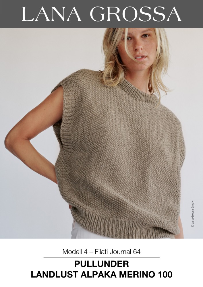 Pullunder Landlust Alpaka Merino 100