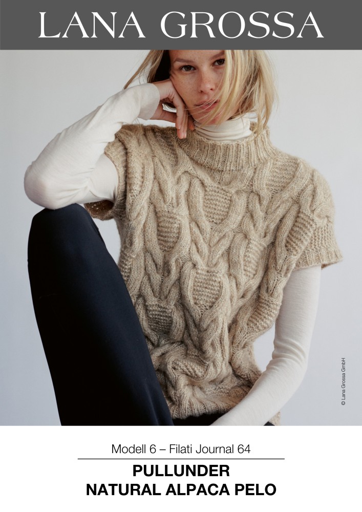 Pullunder Natural Alpaca Pelo