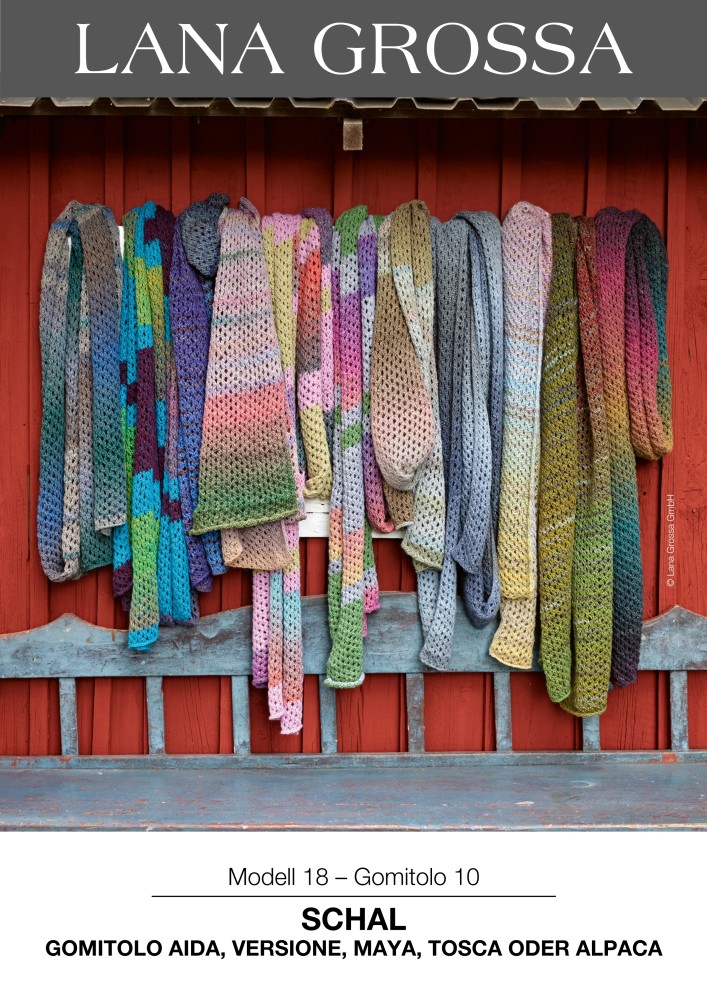 Schal Modell 18 – Gomitolo 10