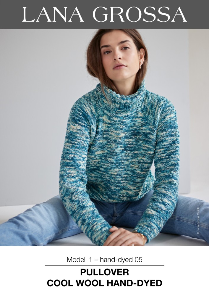 Pullover Cool Wool Hand-Dyed