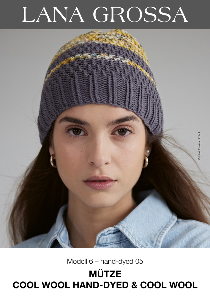 Mütze Modell 6 – hand-dyed 05
