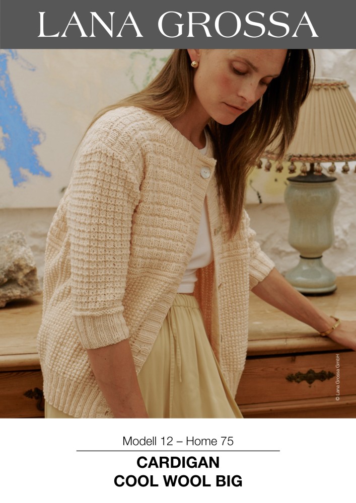 Home 75 Cardigan aus Cool Wool Big