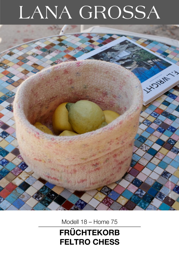 Früchtekorb aus Feltro Chess