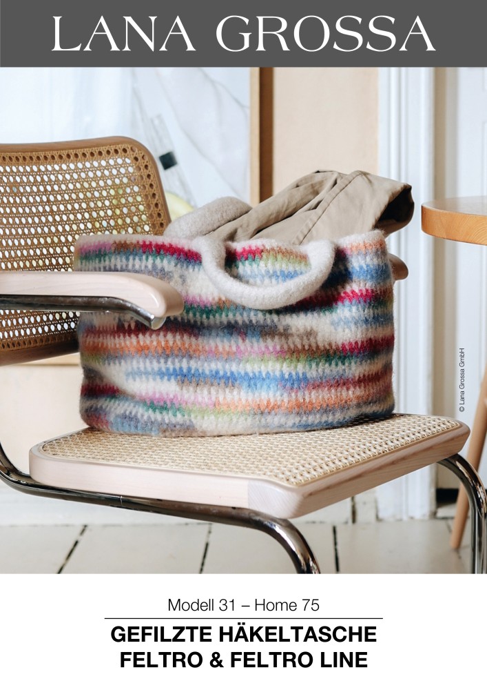 Gefilzte Häkeltasche aus Feltro & Feltro Line