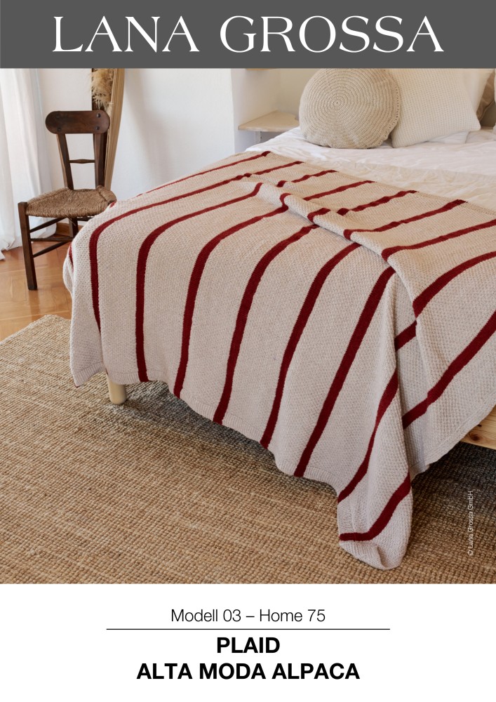 Plaid Alta Moda Alpaca