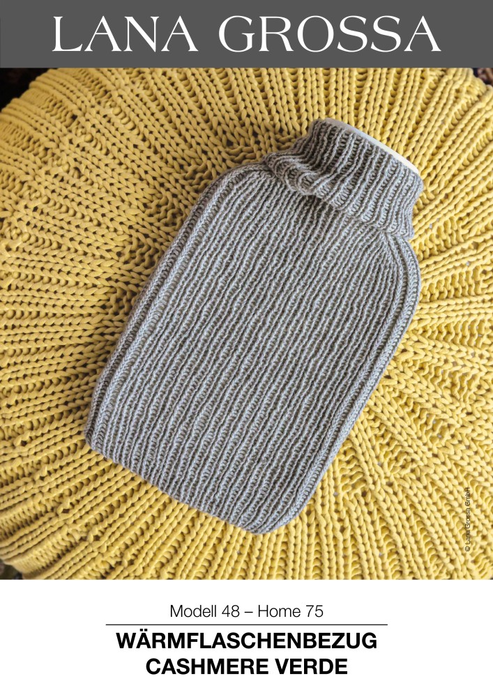 Wärmflaschenbezug Cashmere Verde