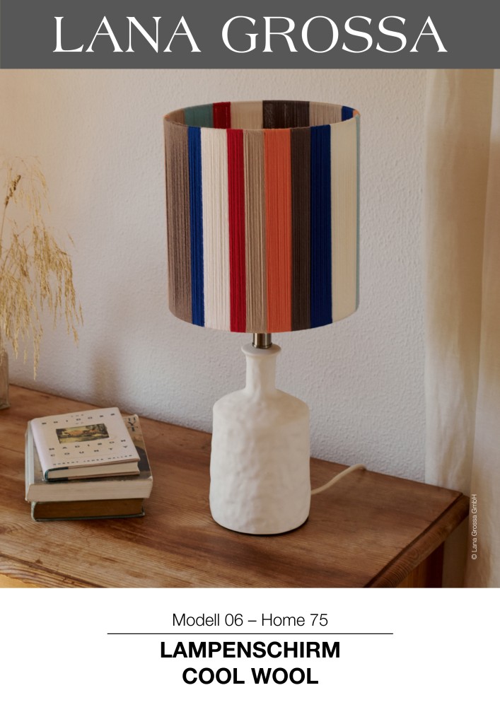Lampenschirm aus Cool Wool