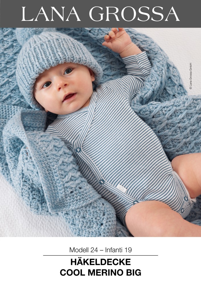 Häkeldecke Cool Merino Big