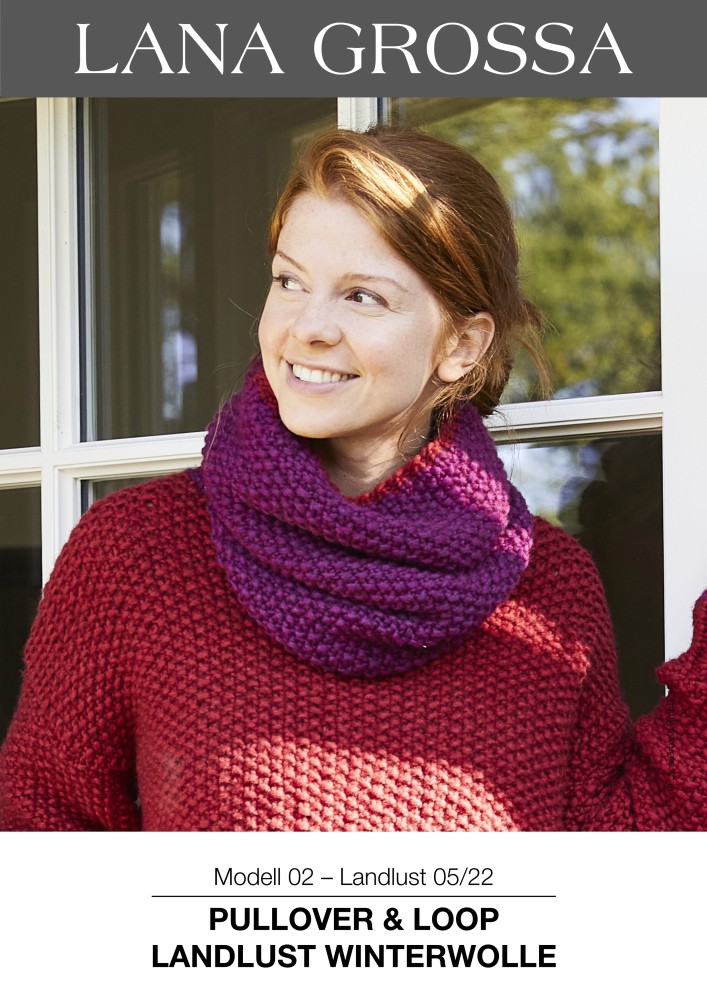 Pullover und Loop aus Landlust Winterwolle
