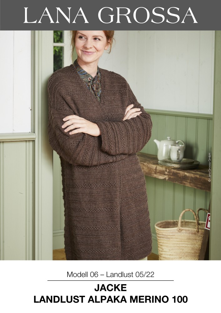 Jacke Landlust Alpaka Merino 100