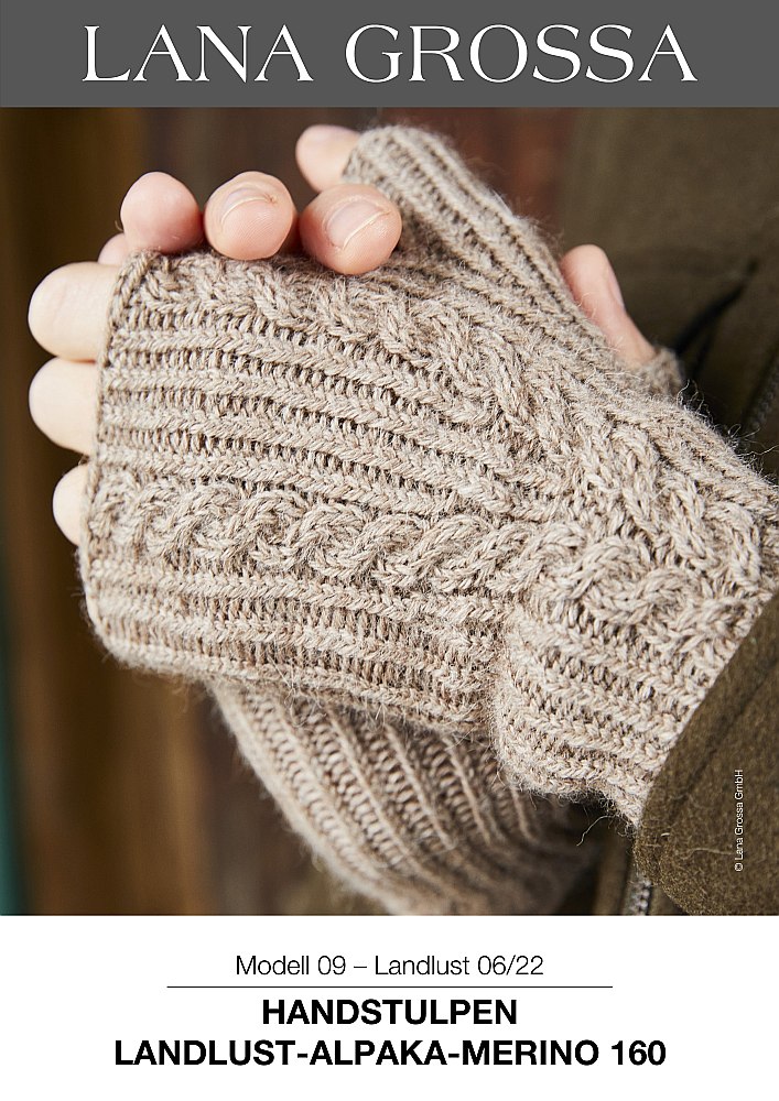 Handstulpen Landlust-Alpaka-Merino 160