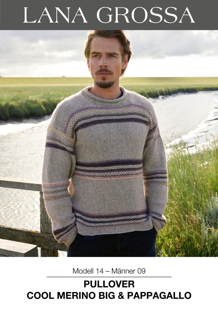 Pullover Cool Merino Big & Pappagallo für Herren