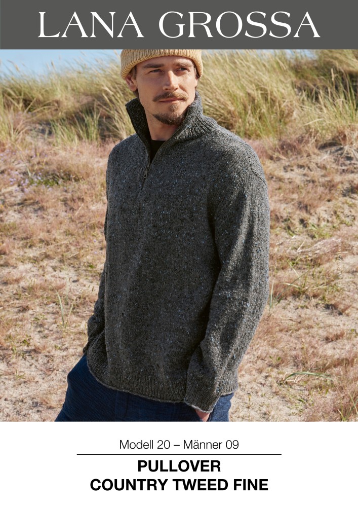 Pullover Country Tweed Fine für Herren