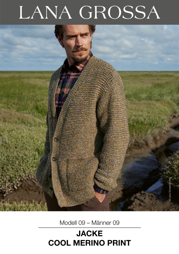 Jacke Cool Merino Print für Herren