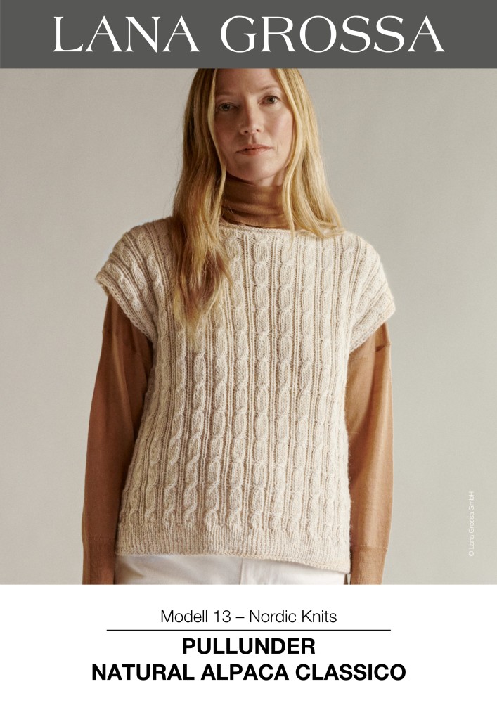Pullunder Nordic Knits aus Natural Alpaca Classico