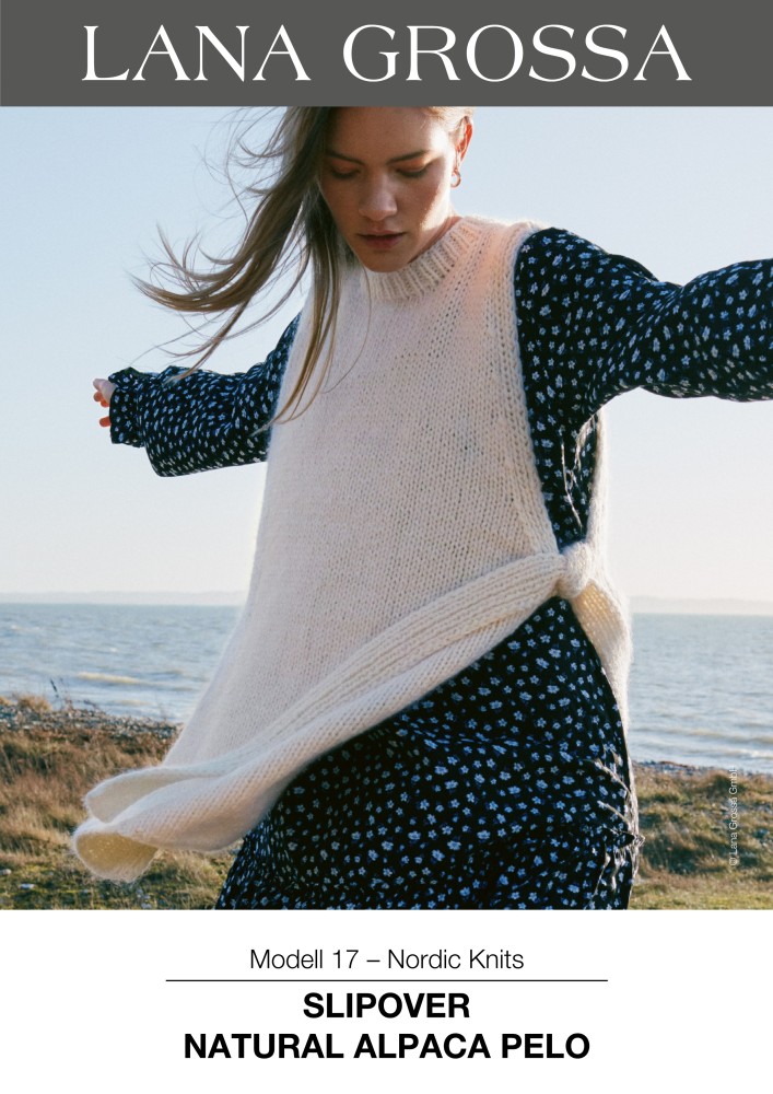 Slipover Nordic Knits aus Natural Alpaca Pelo