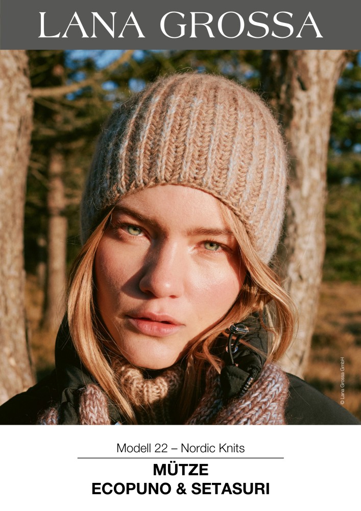 Mütze Nordic Knits aus Ecopuno & Setasuri