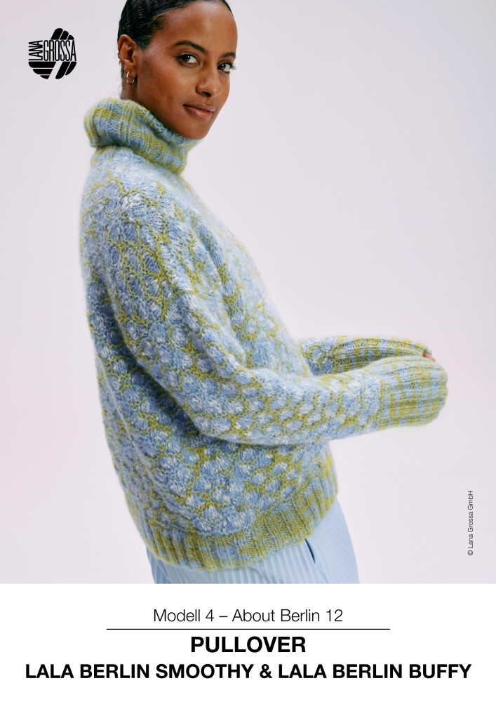 Pullover About Berlin 12 in Wabenmuster