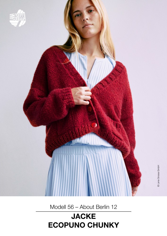 Jacke About Berlin 12 aus Ecopuno Chunky