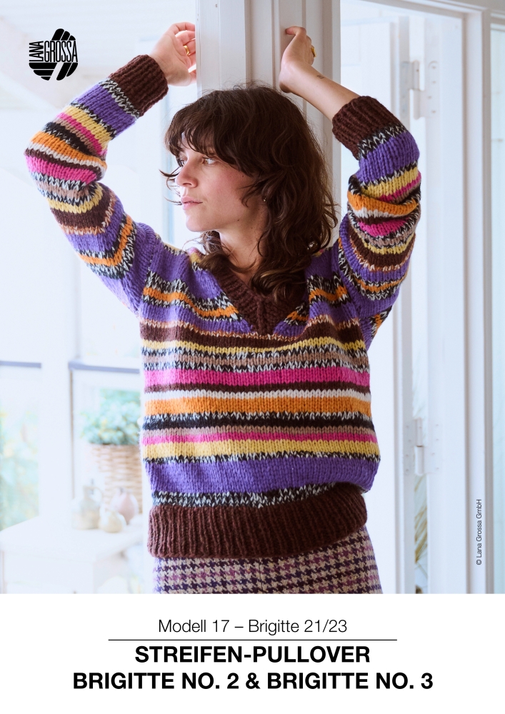 Streifen-Pullover Brigitte No. 2 & Brigitte No. 3