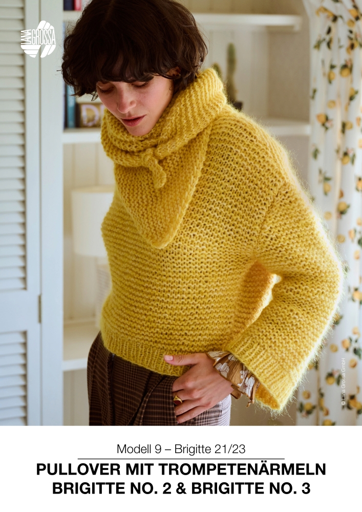 Pullover mit Trompetenärmeln