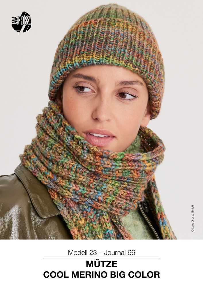 Mütze Cool Merino Big Color