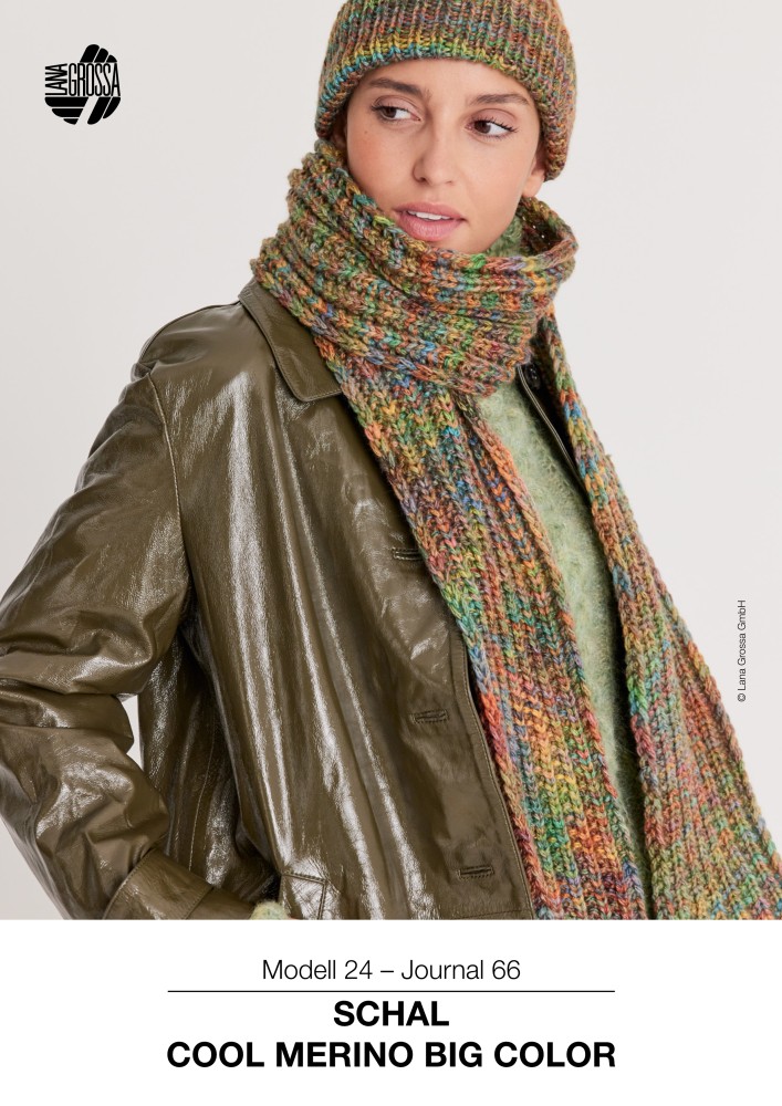 Schal Cool Merino Big Color