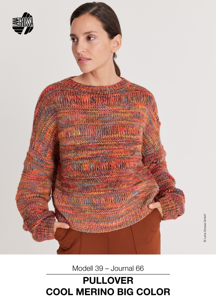Pullover Cool Merino Big Color